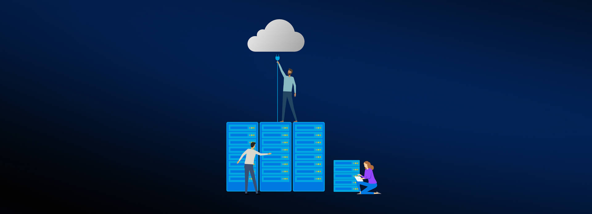 Blauerästhetischer Cloud-speicher Clipart Wallpaper