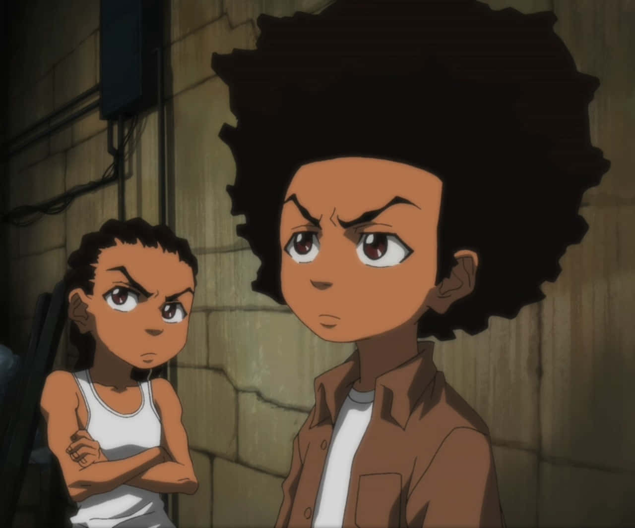 Boondocks Pfp Blikk Bakgrunnsbildet