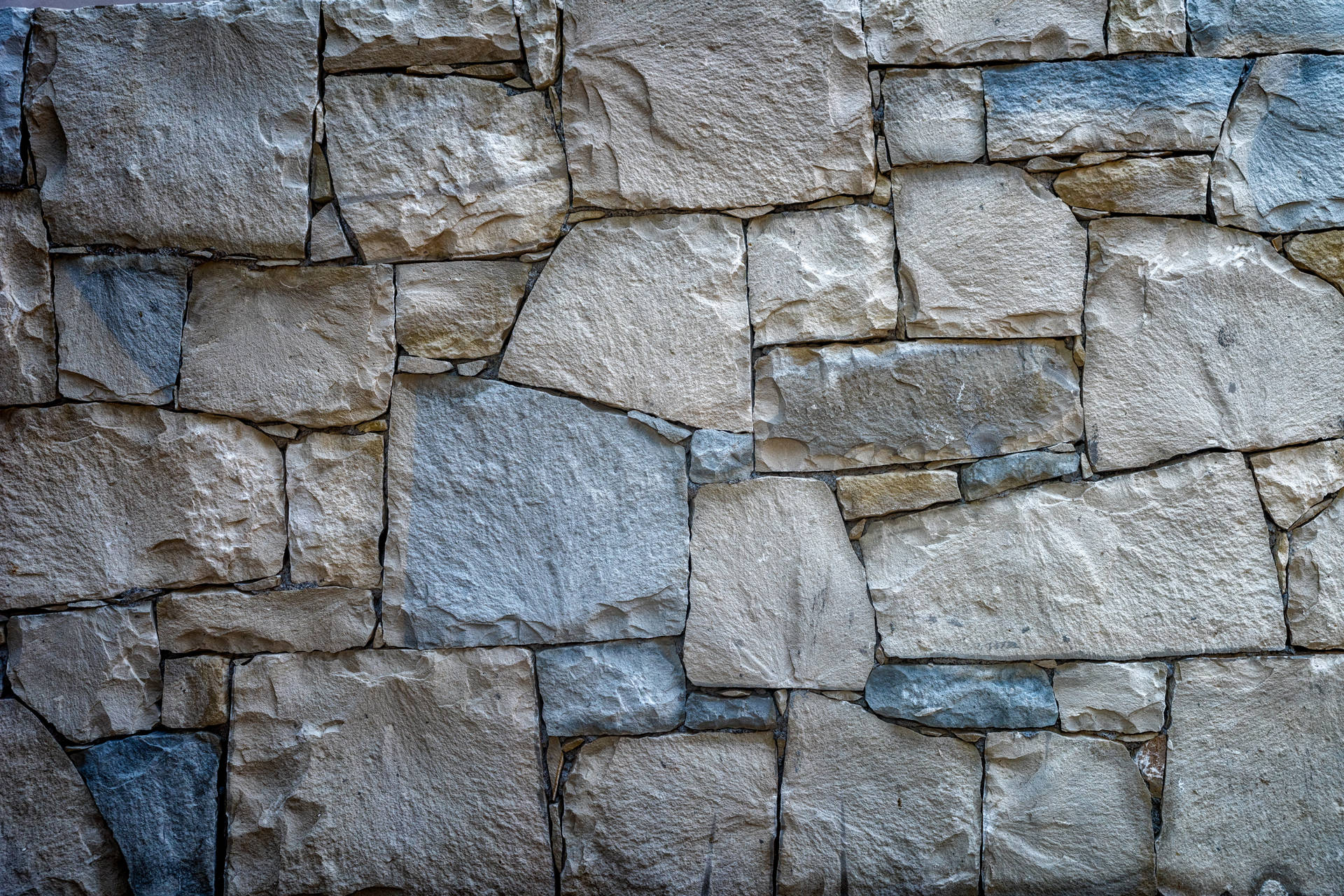 Rustic Stone Wall - Texture and Beauty Combined Wallpaper
