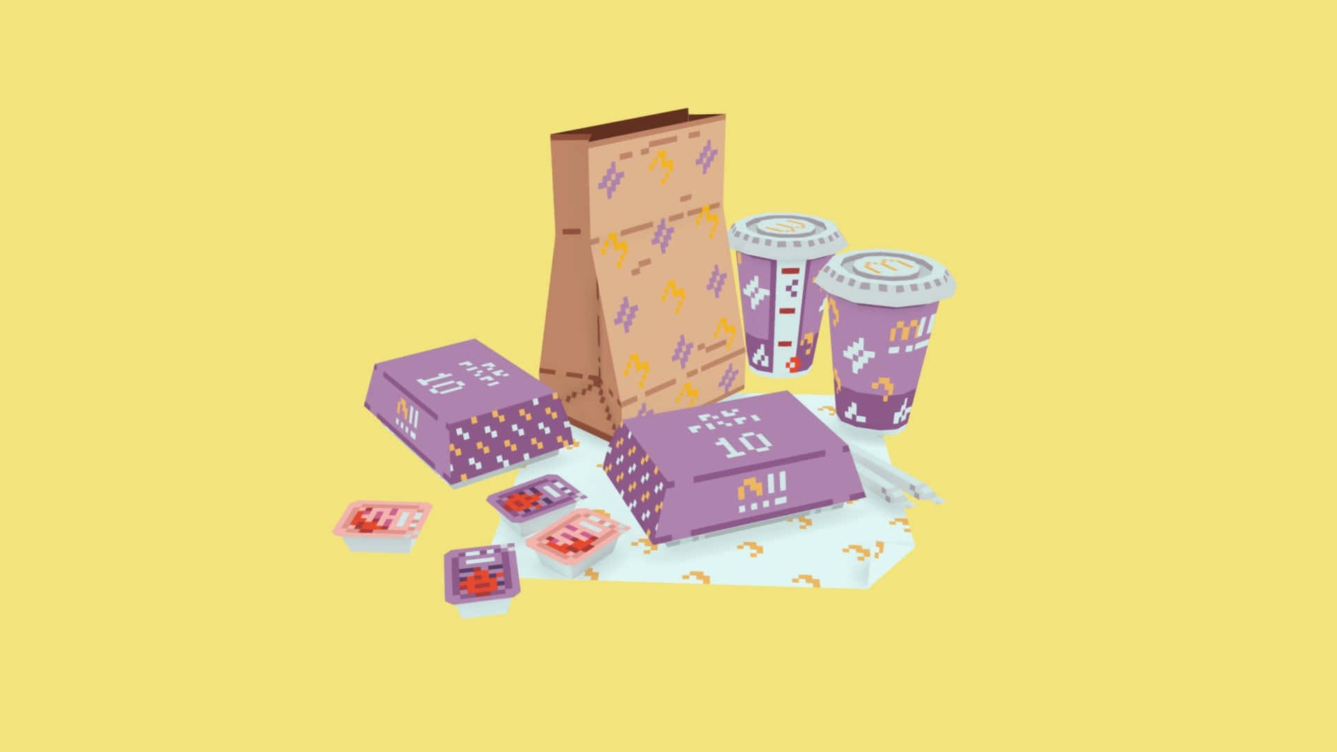 “Unlock a world of color with BTS Mac” Wallpaper