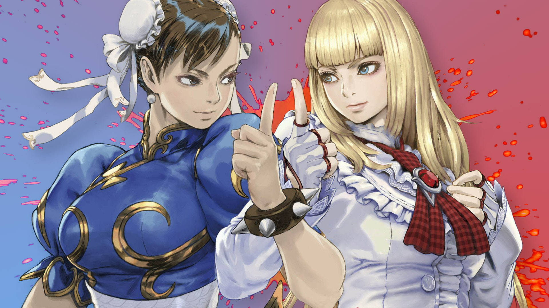 Capcom Chun Li E Lili Sfondo