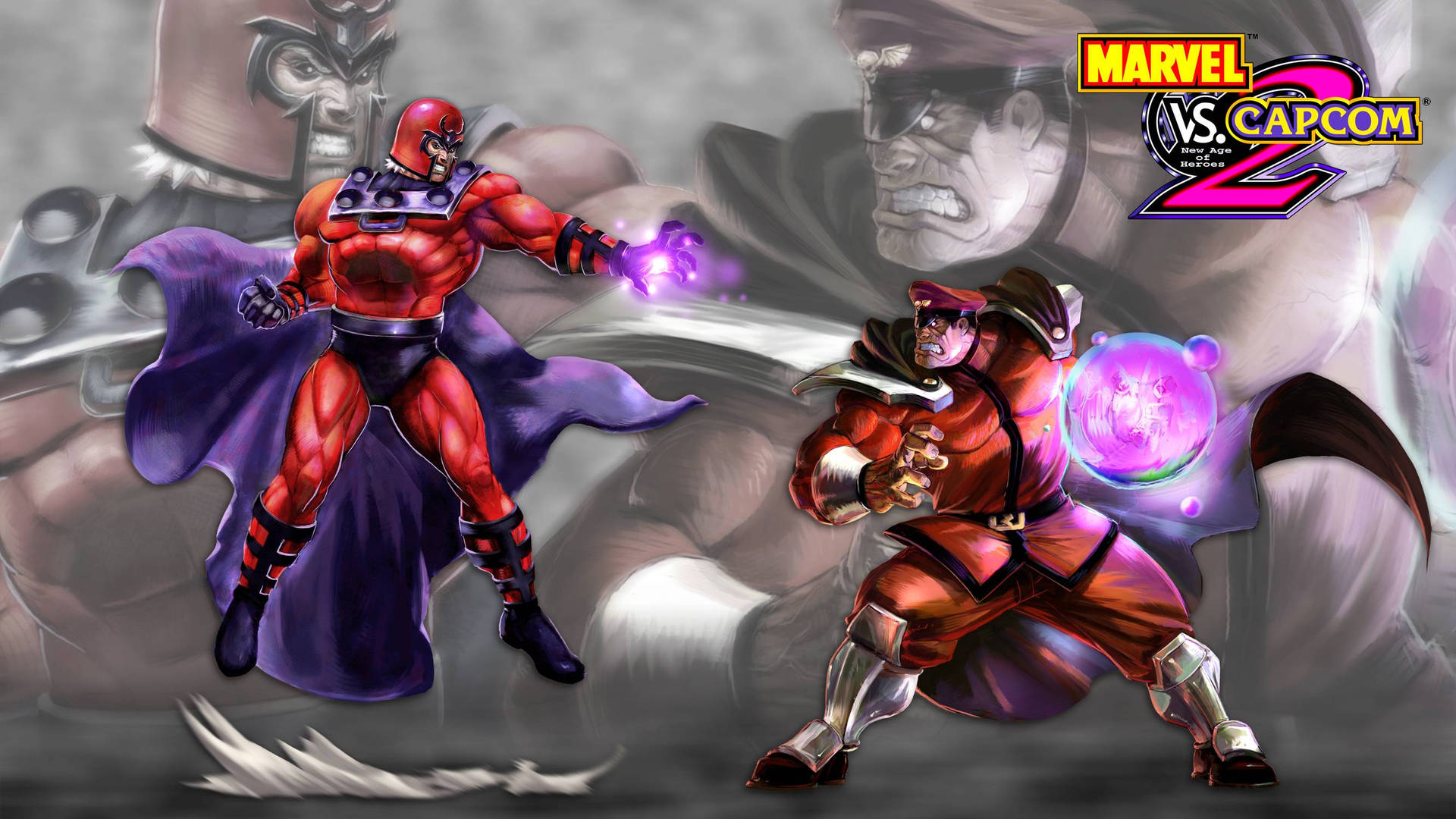 Capcom Magneto Vs. M. Bisonte Sfondo