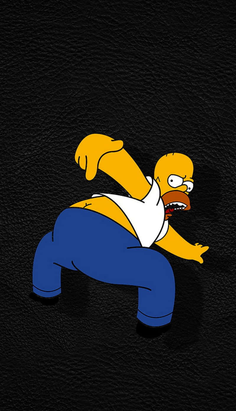 Cheeky Homer Simpsons Achtergrond