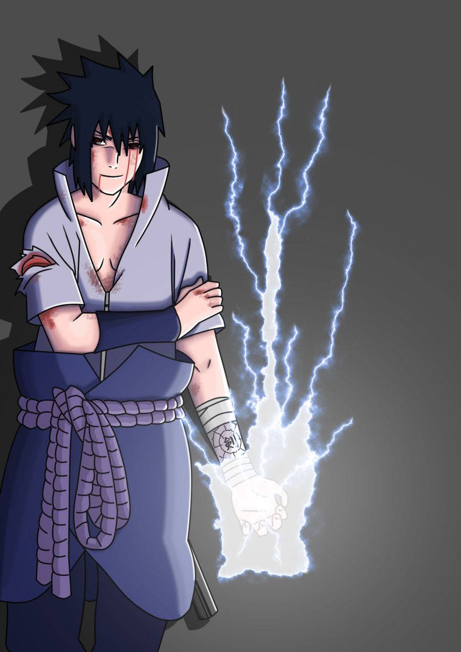 Blitzschnellechidori-handjutsu Von Sasuke Uchiha Wallpaper