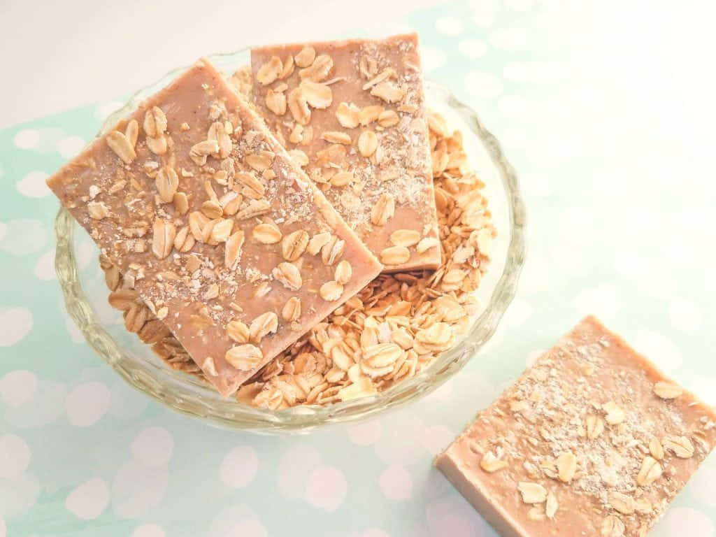 - Handcrafted Cinnamon Oatmeal Soap Bars Wallpaper