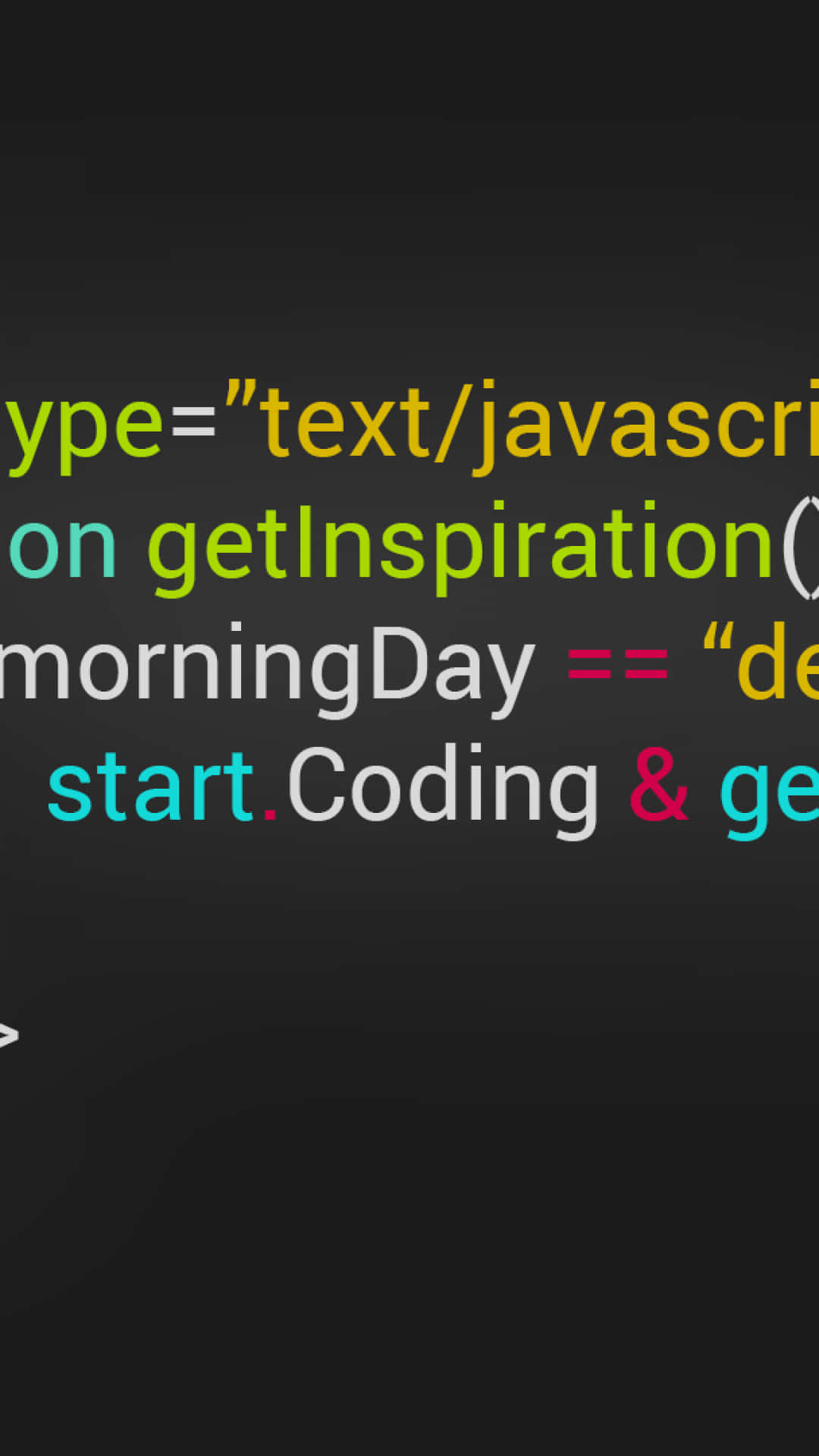 Kode Terpotong Iphone Wallpaper