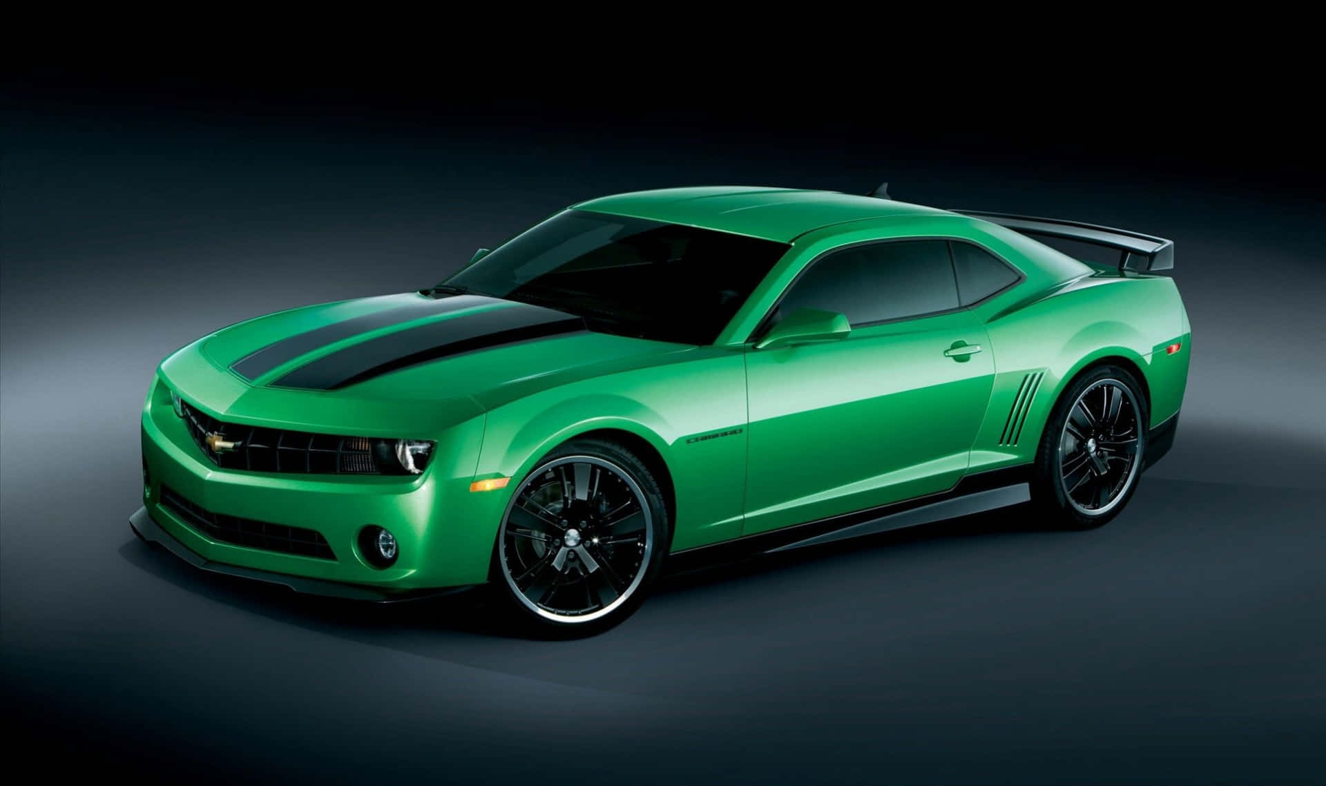 Carrochevrolet Camaro Verde Legal. Papel de Parede
