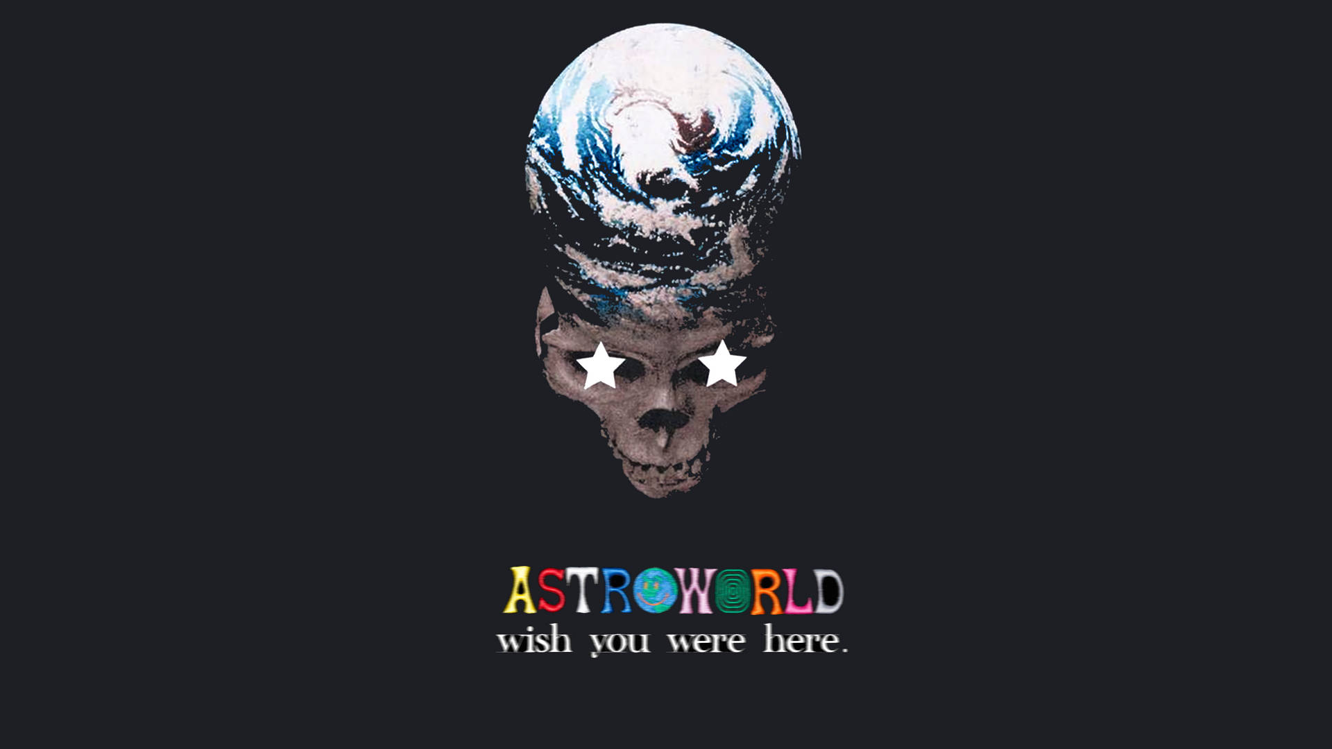 Willkommenauf Der Dunklen Und Geheimnisvollen Seite Von Astroworld Wallpaper