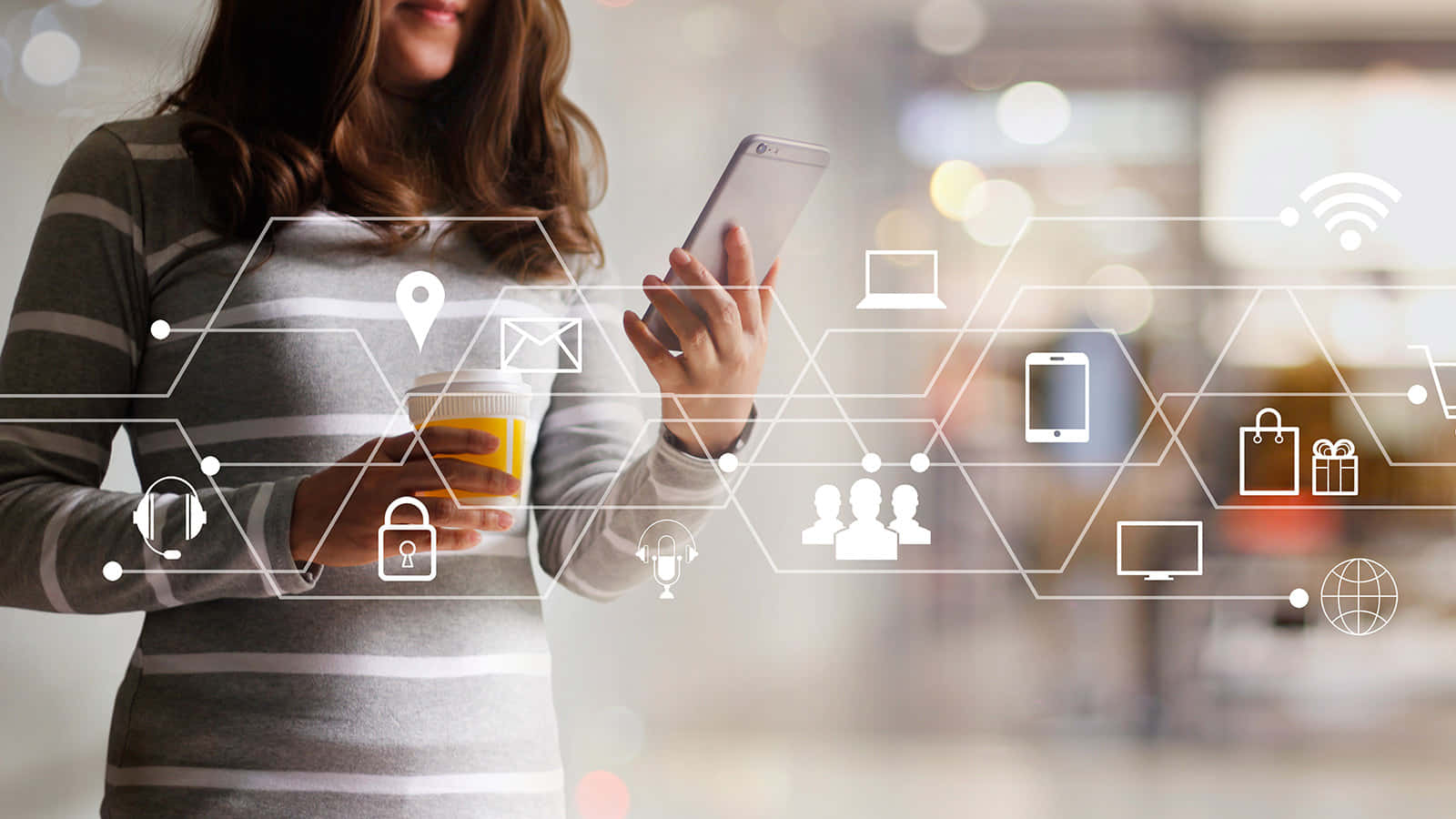 Klientlogoer Digital tapet til din computer Wallpaper