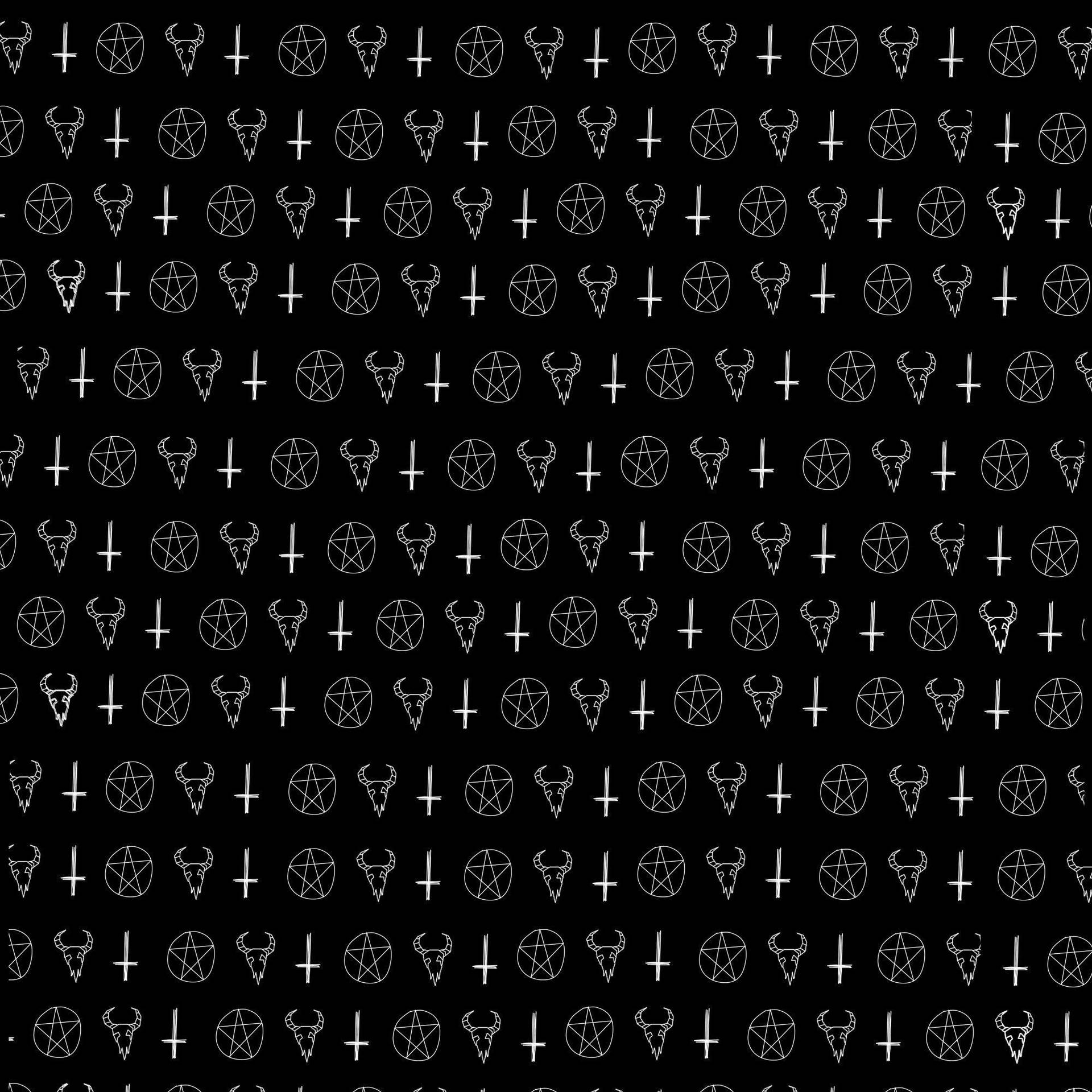 Cute Satanic Artwork Wallpaper