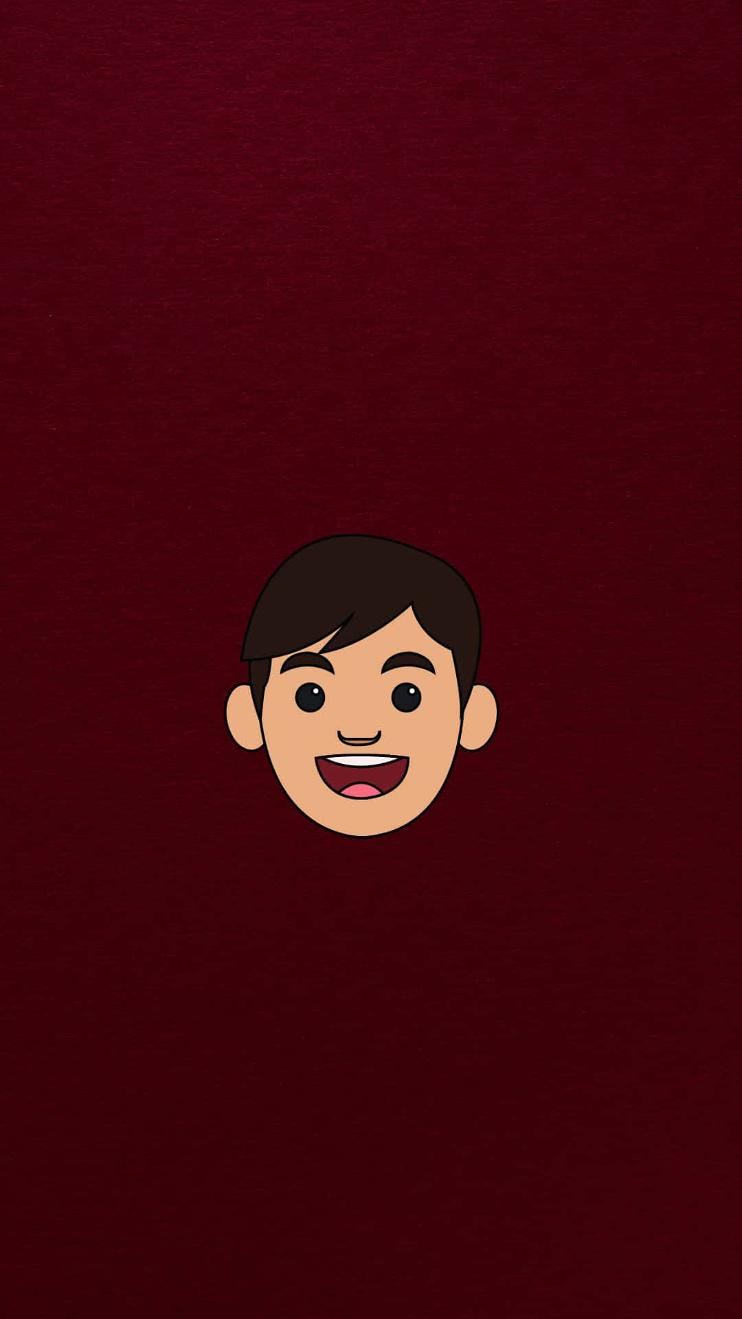 Mørkerød Håndsome Gutt Tegneserie Bakgrunnsbildet