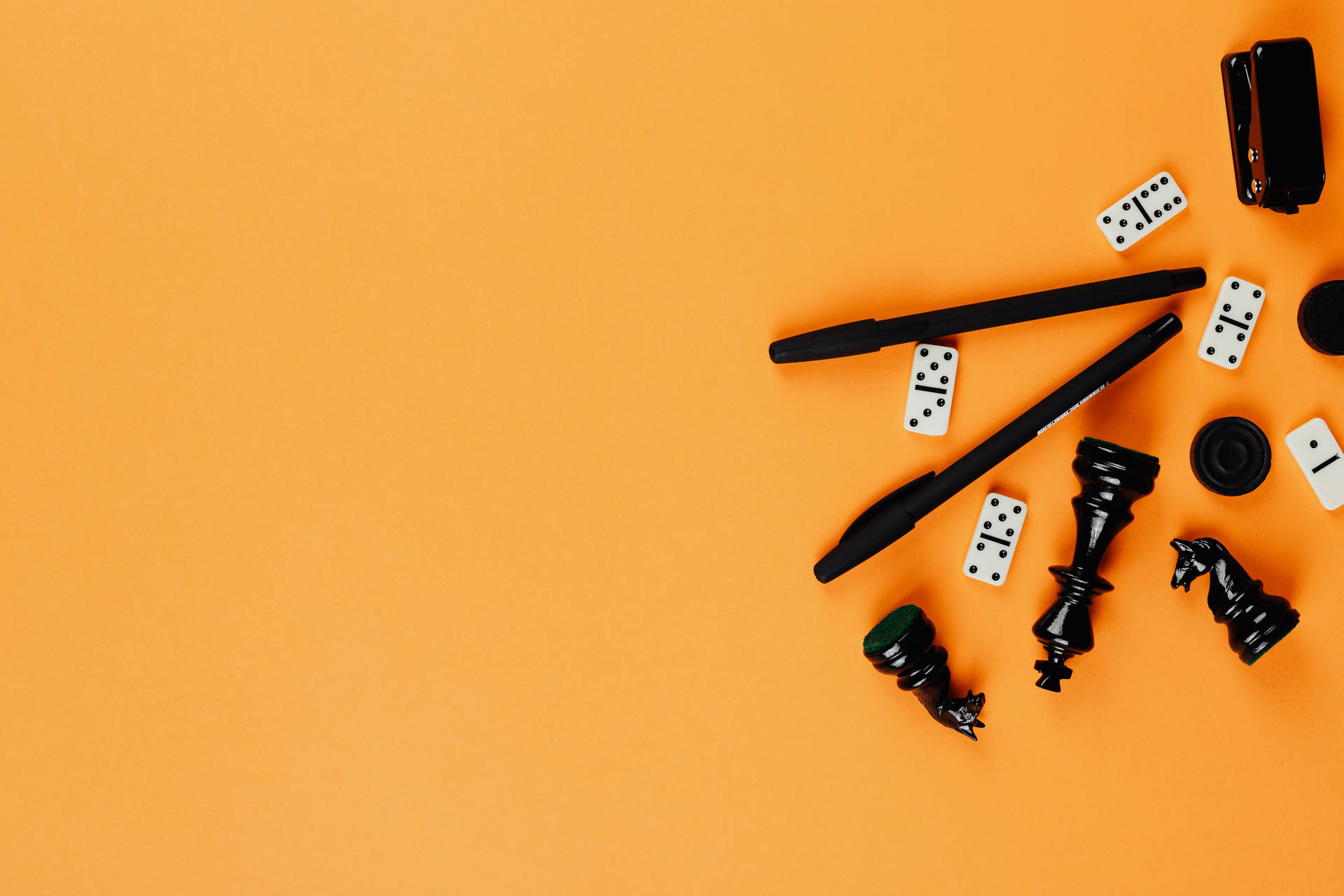 Dominooch Schackpjäser Wallpaper