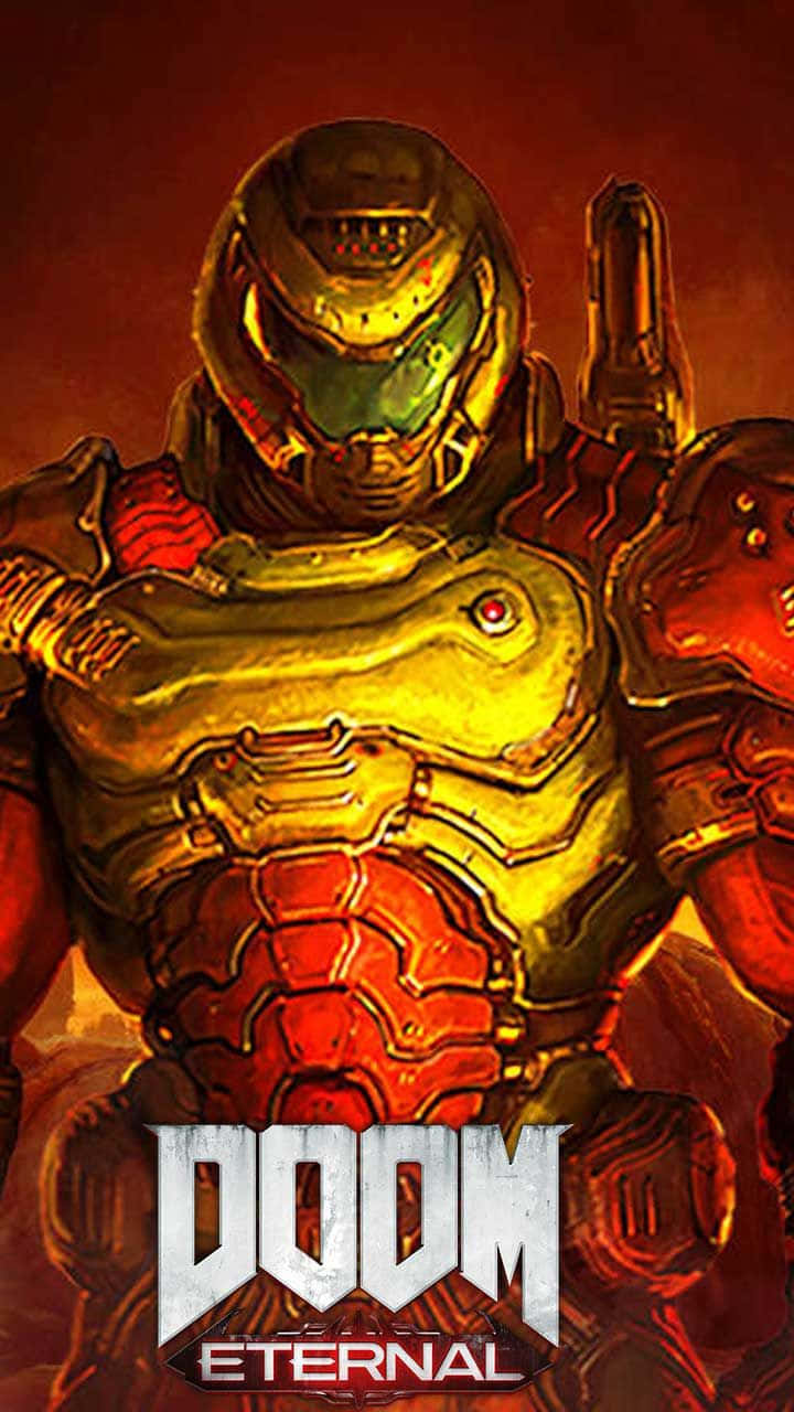 Schermatadi Blocco Di Doom Eternal Per Iphone Sfondo