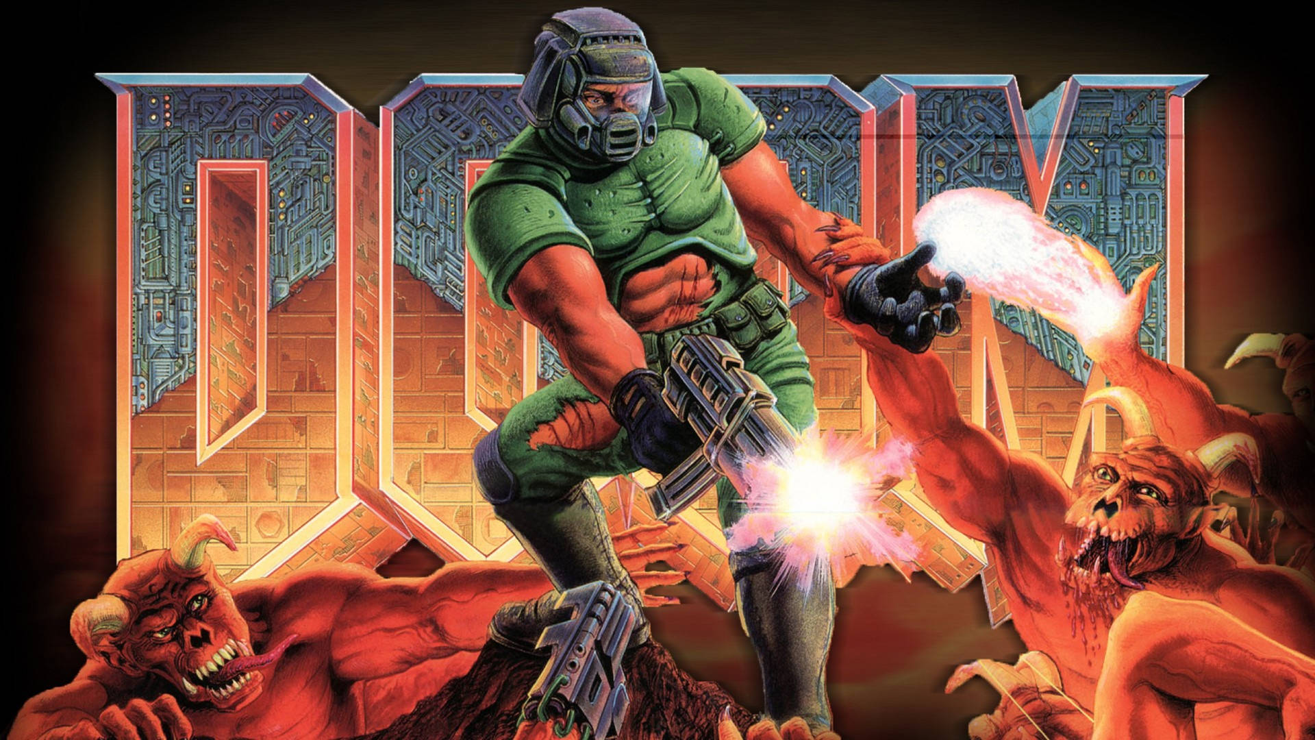 Copertina Di Doomguy Doom 1993 Sfondo