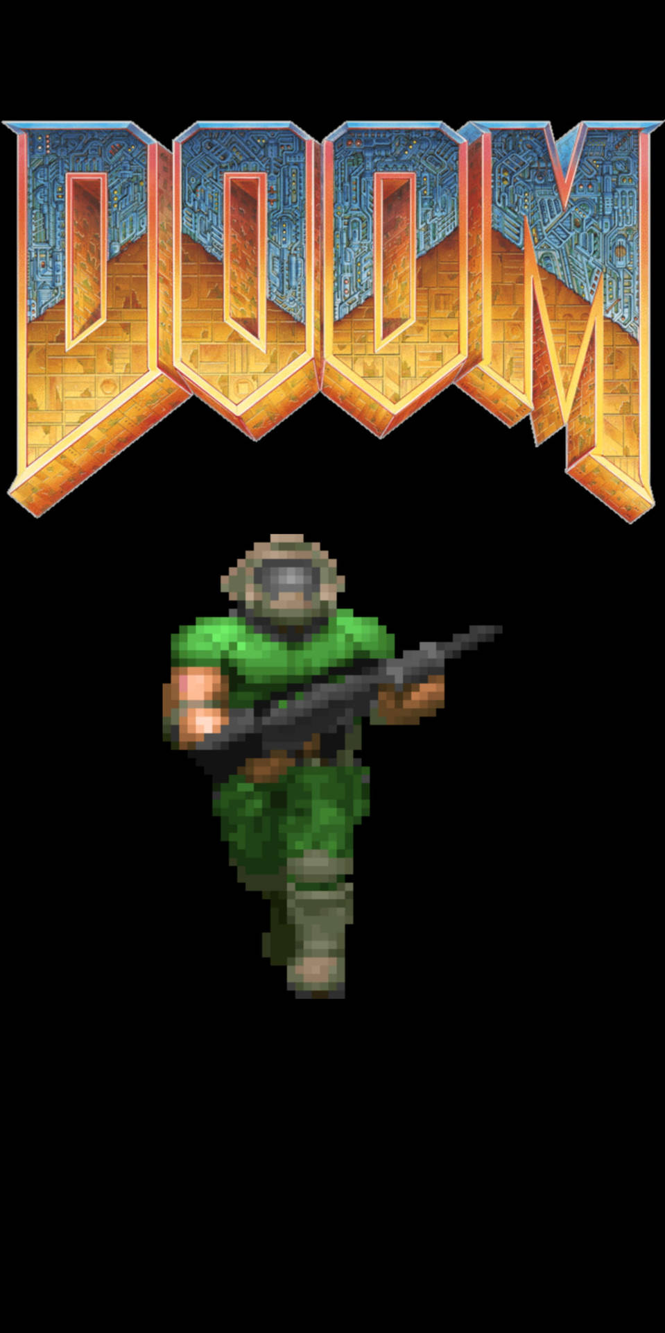 Ritratto Di Doomguy Doom 2 Sfondo