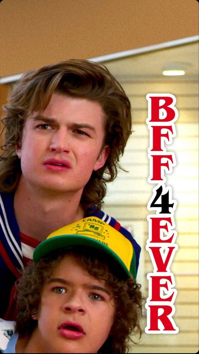 Dustin Steve BFF Stranger Things Wallpaper