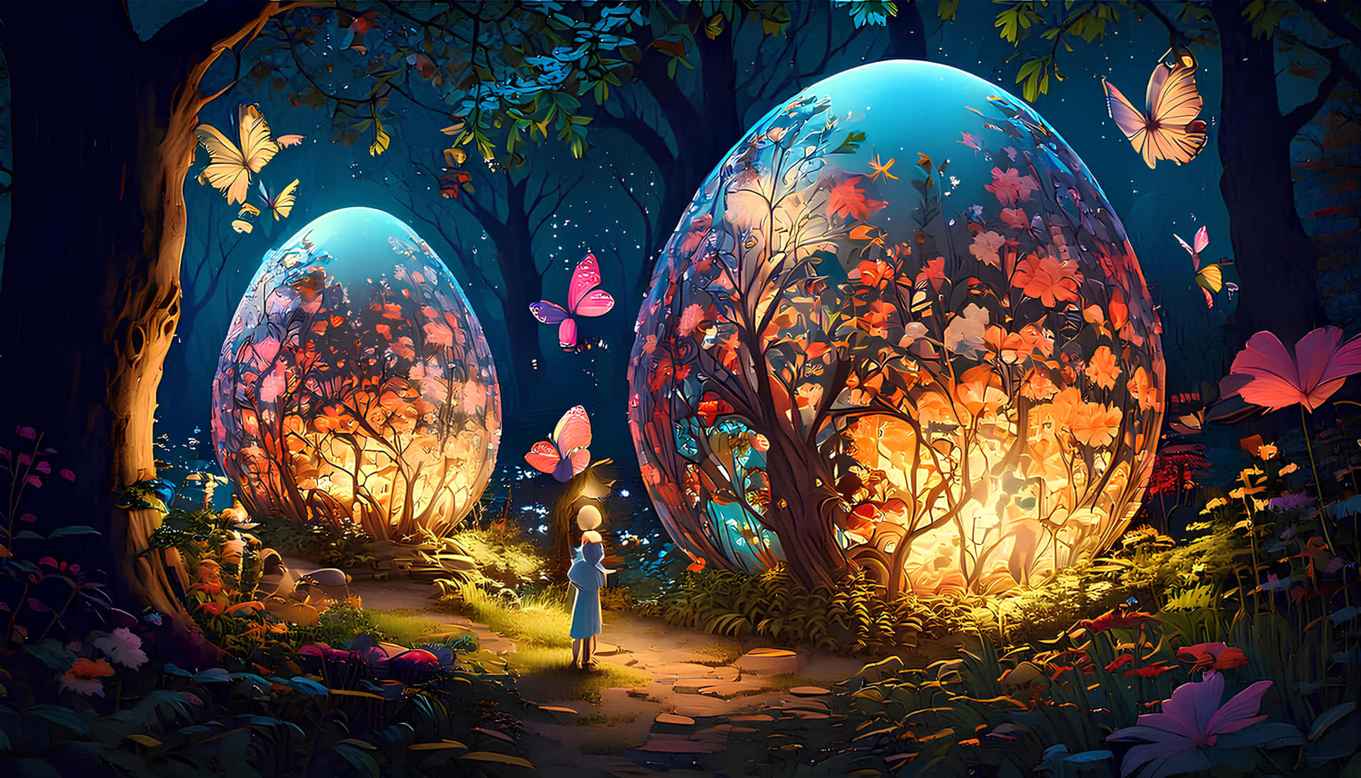 Easter Eggs Wallpaper