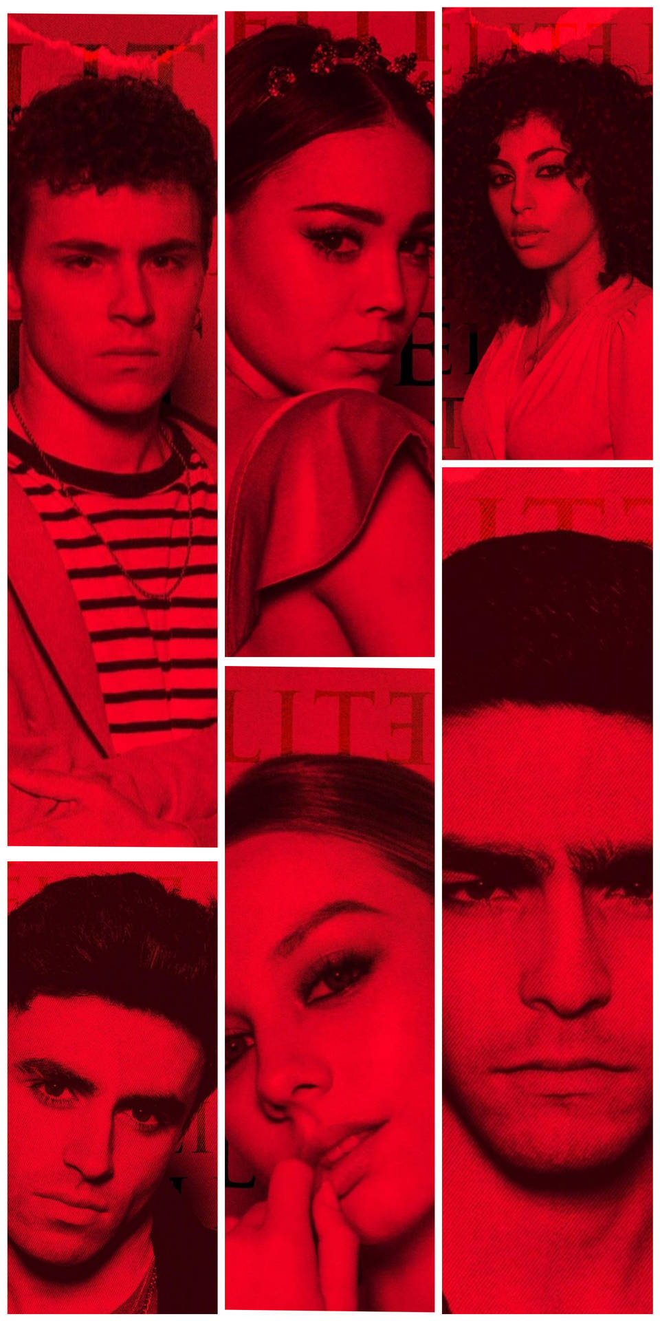 Elite Netflix Series Actors Wallpaper
