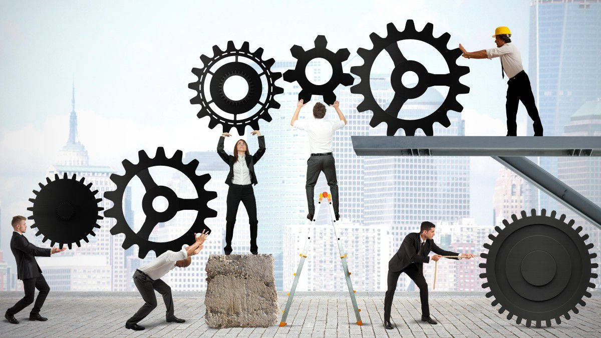 Företagsanställdasamarbete Wallpaper