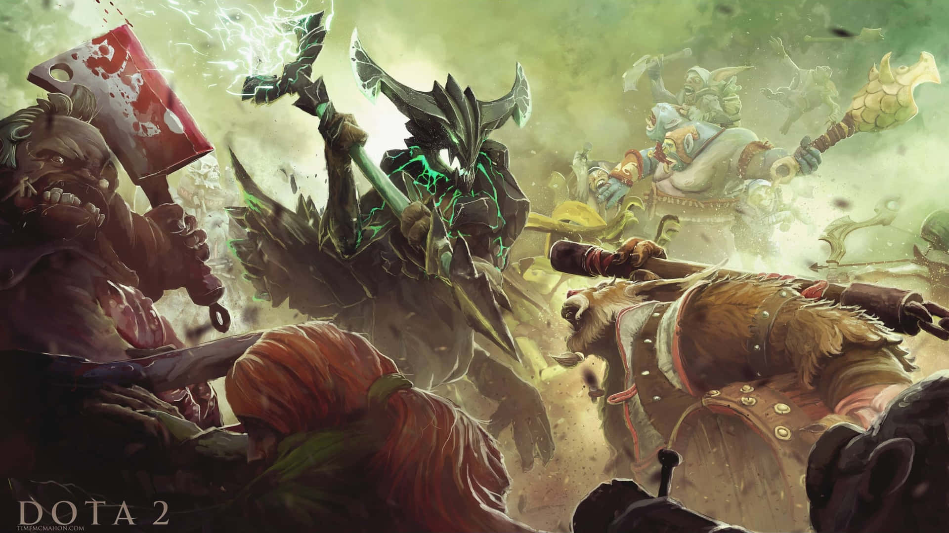 Dota 2 Epic Batlle Wallpaper
