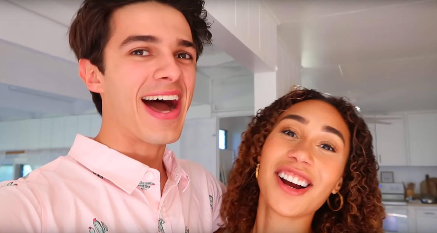 Eva Gutowski og Brent Rivera Tapet Wallpaper