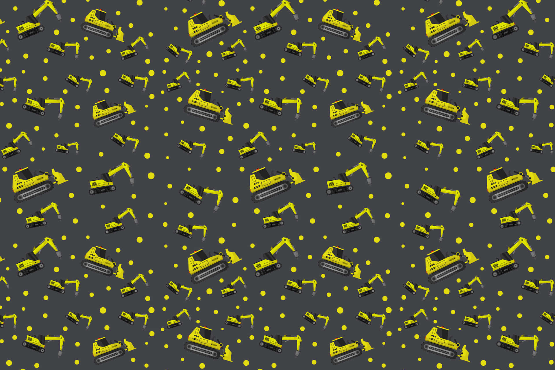 Excavator Patterns Wallpaper