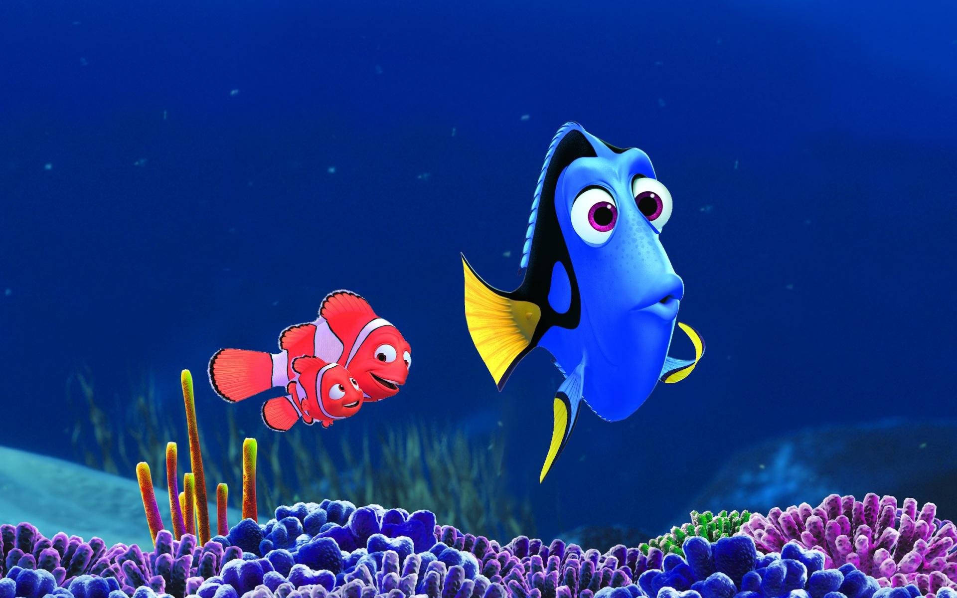Finding Dory Nemo, Marlin And Dory Wallpaper