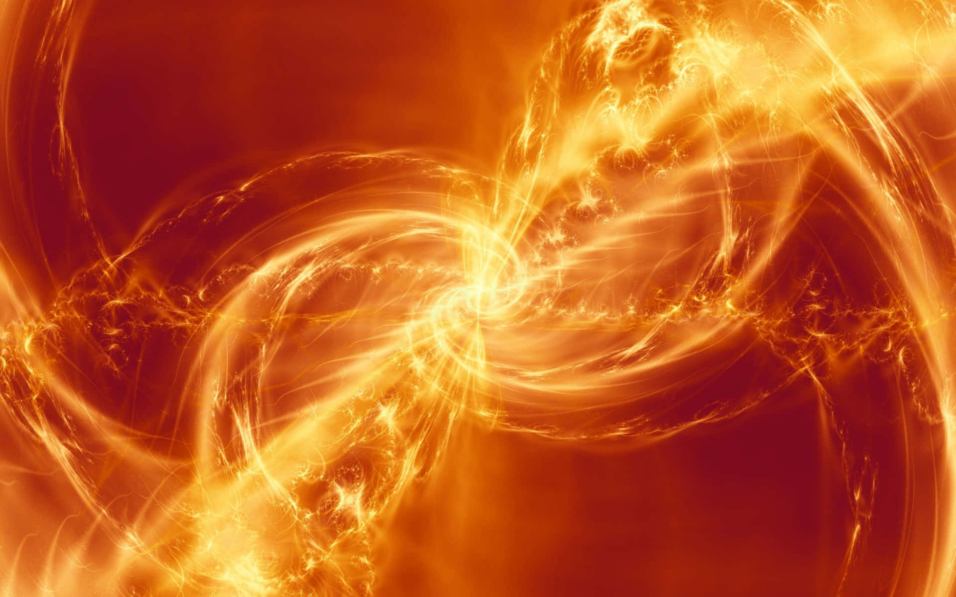 a red and orange swirling fire