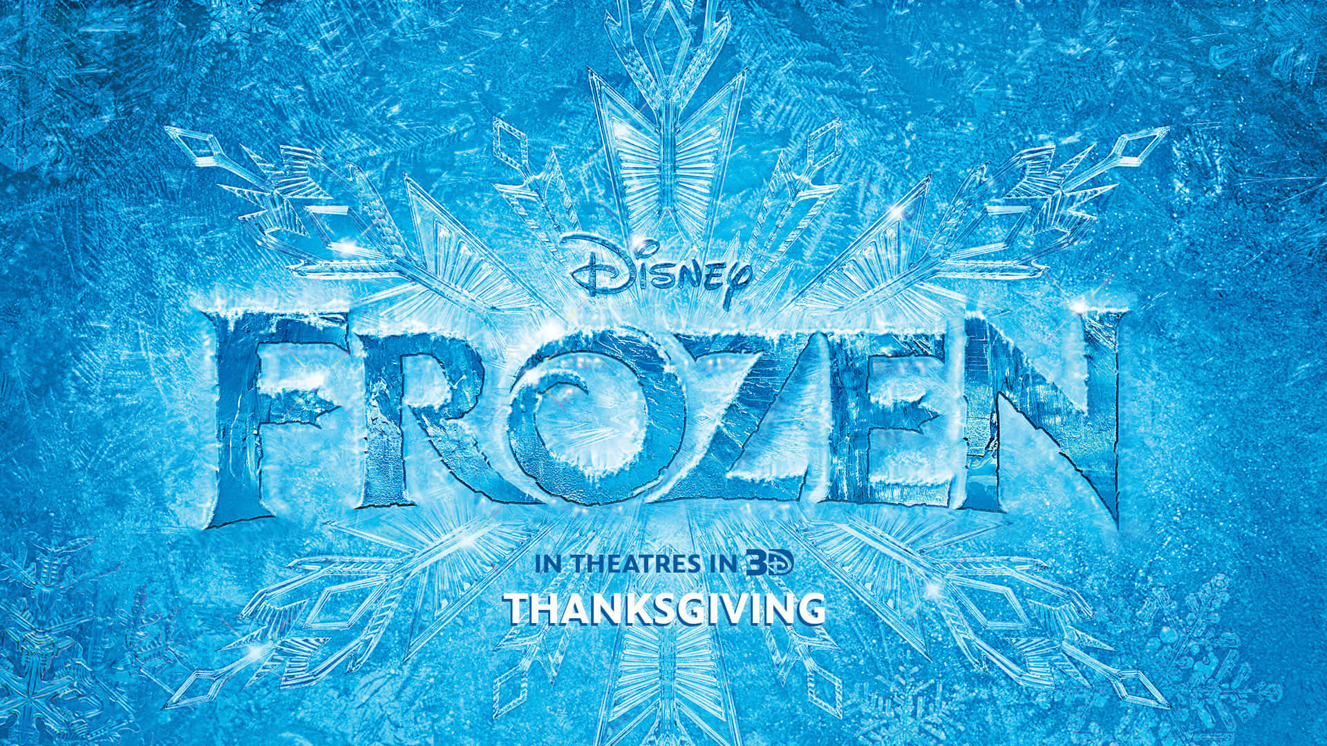 Elsa casts a magical spell in the beautiful Frozen kingdom