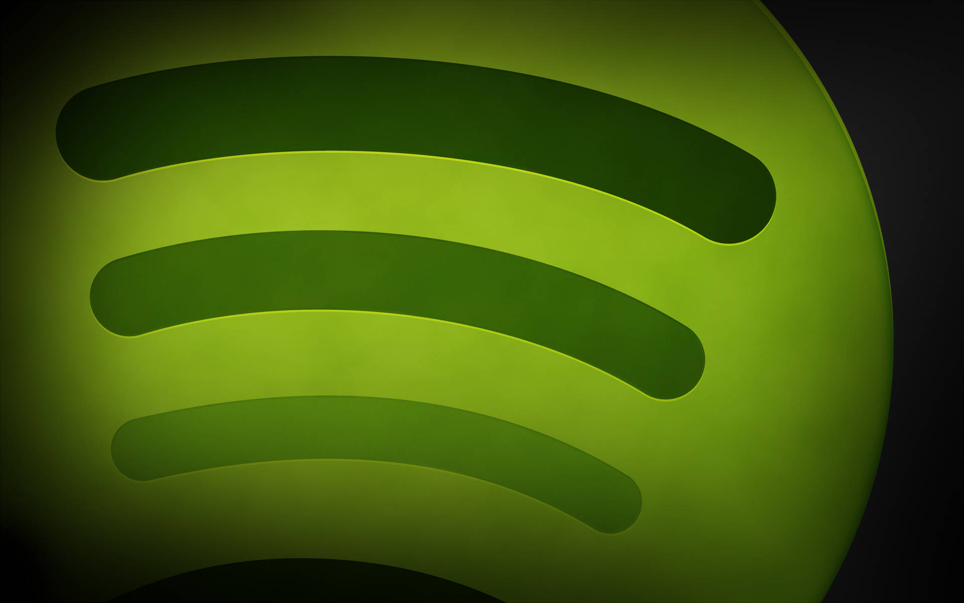 Logo Spotify A Schermo Intero Sfondo