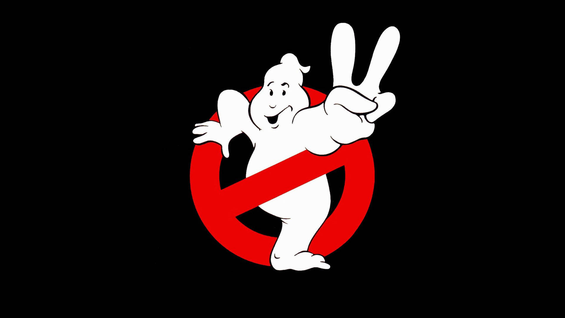 Get ready for a ghostbusting adventure with the Ghostbusters II Logo Wallpaper