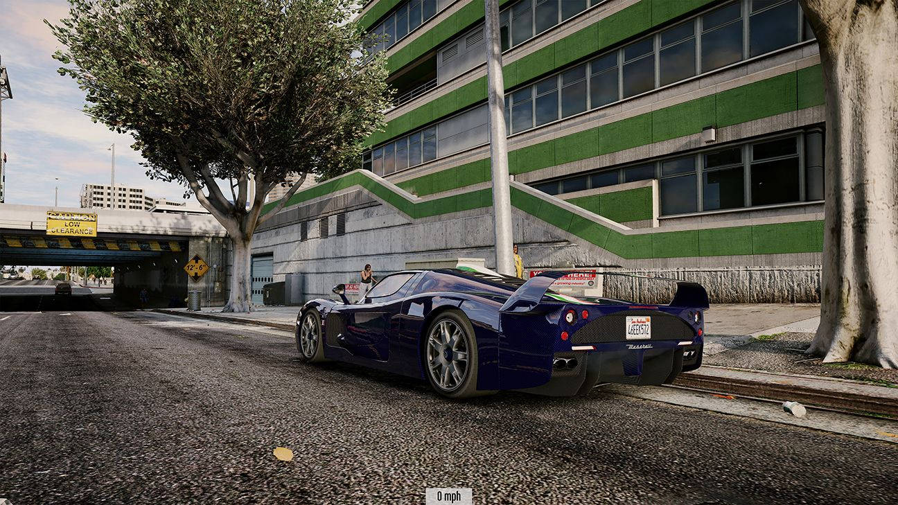 Luksus På Sitt Beste - Nyt Grand Theft Autos Maserati Supercar Bakgrunnsbildet