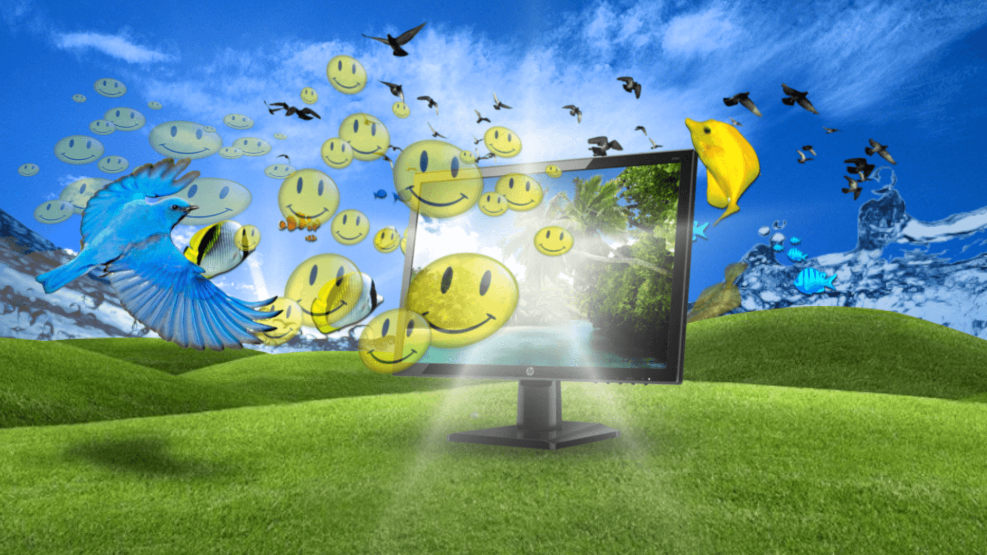 Happiness Production Wallpaper