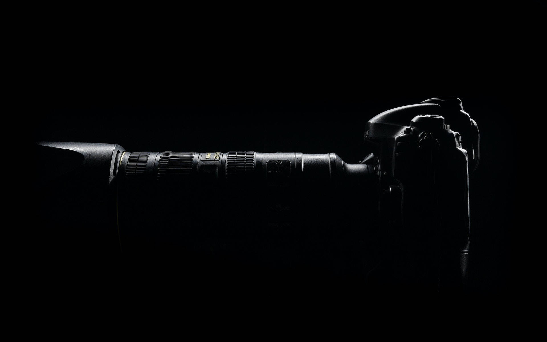 HD Camera Black Background Wallpaper