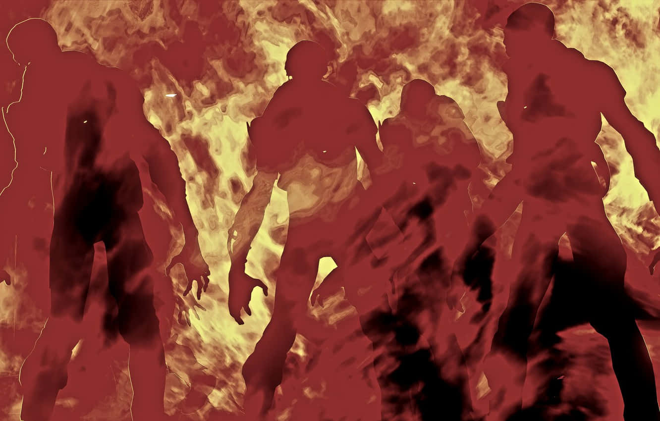 Hellish Undead From Hell Background