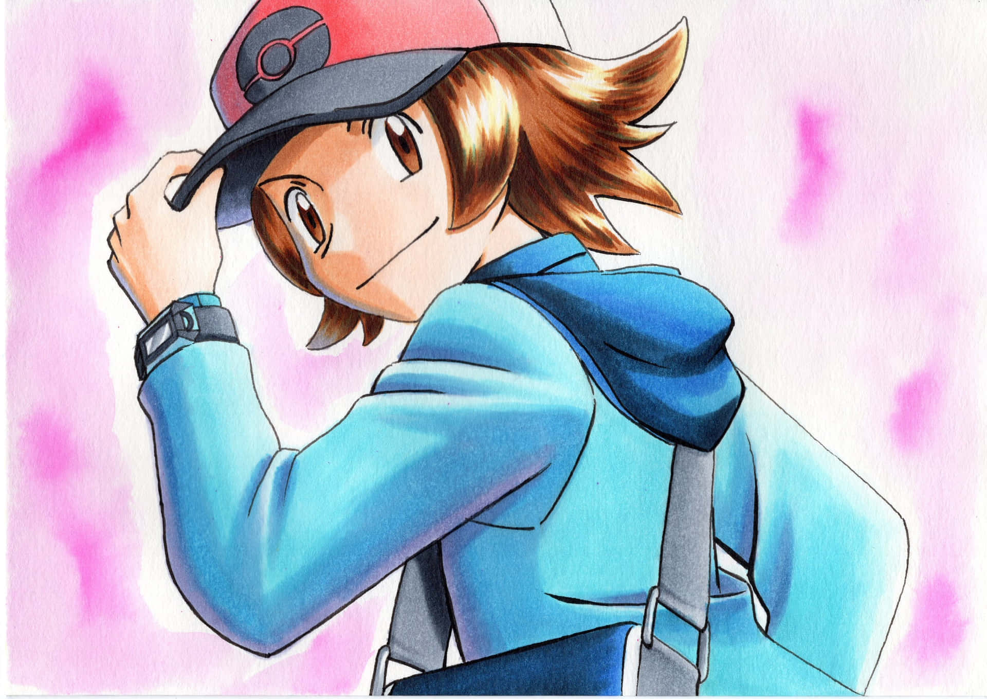 Hilbert Pokemon Pfp Bakgrunnsbildet