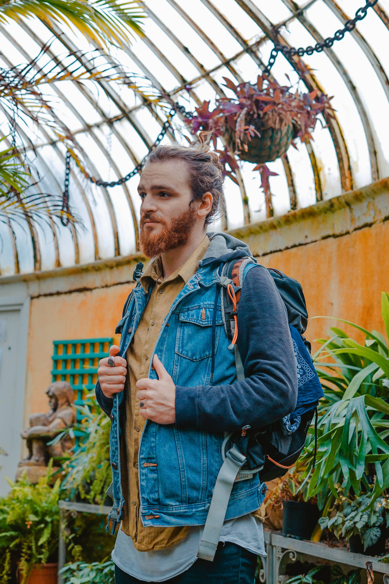 Jaqueta Hipster De Três Camadas Papel de Parede