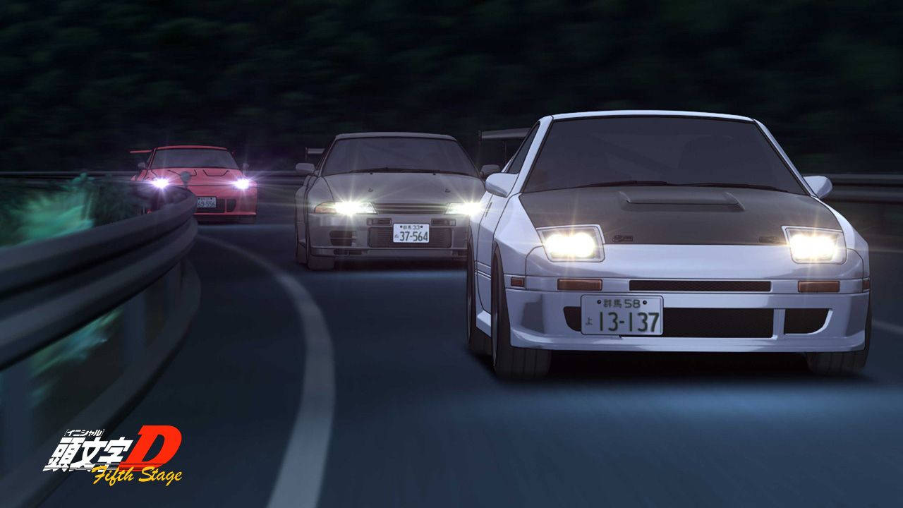 Initial D Bilparade Bakgrunnsbildet