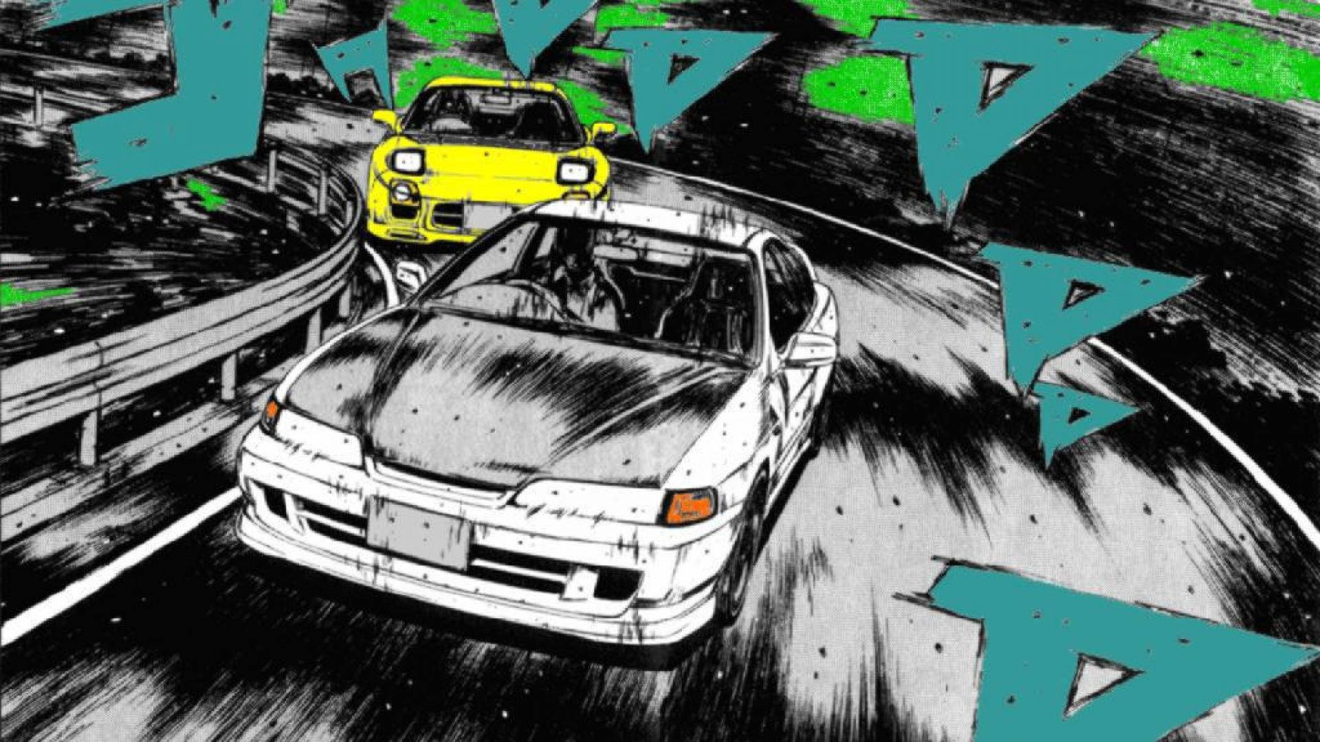 Initial D Fan Kunst Bakgrunnsbildet