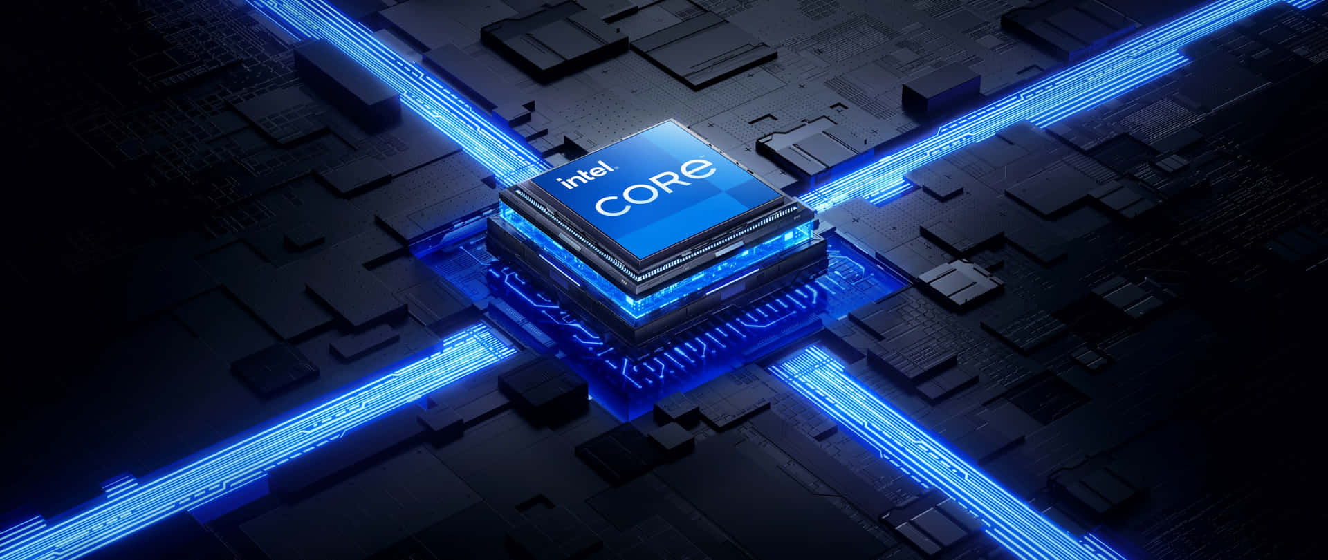 Intel Core Processor Illuminated Wallpaper