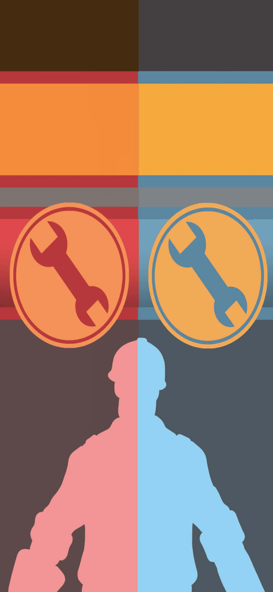 a man with a wrench and a wrench