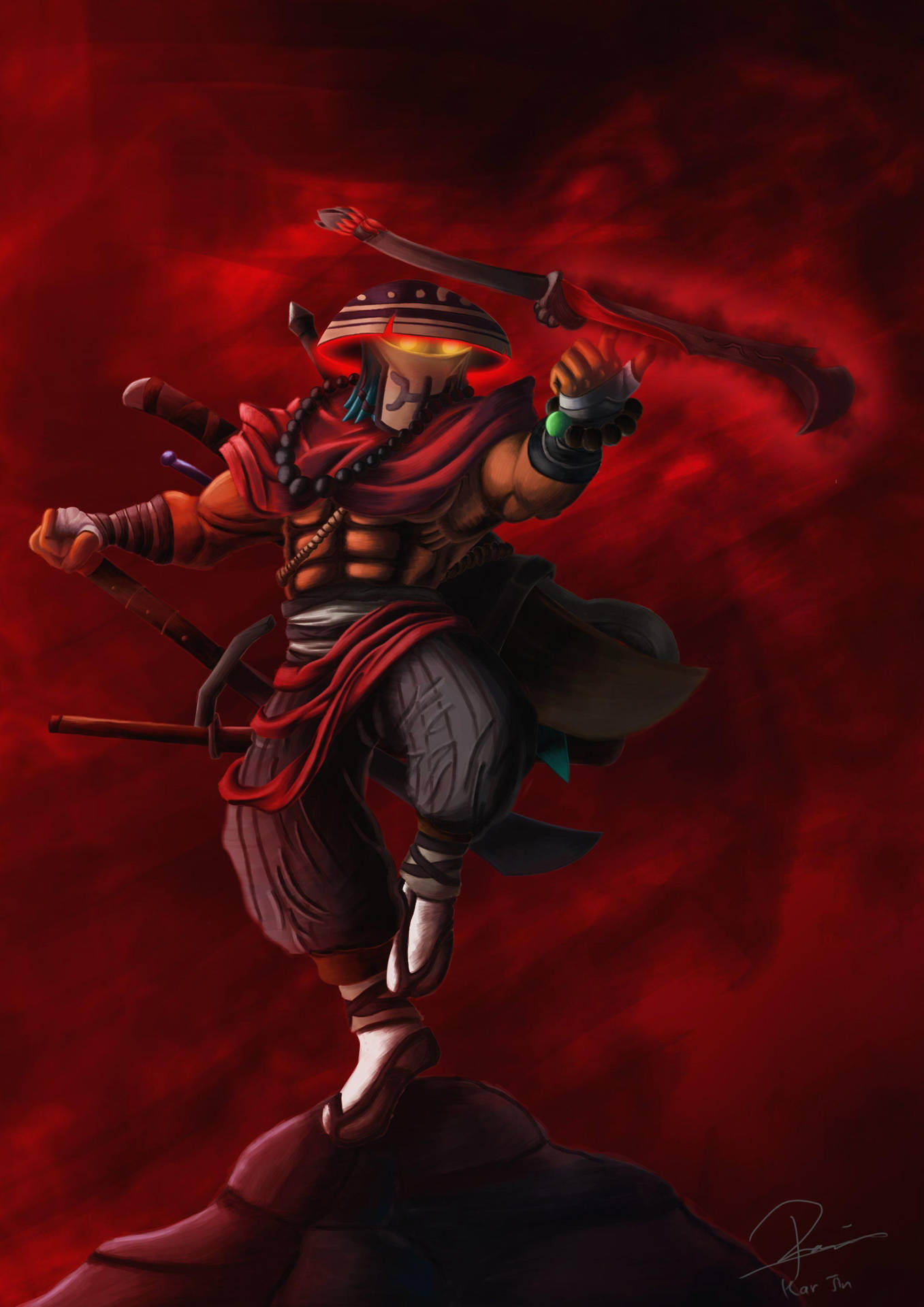 Jauggernut Bladekeeper Dota 2 iPhone Wallpaper