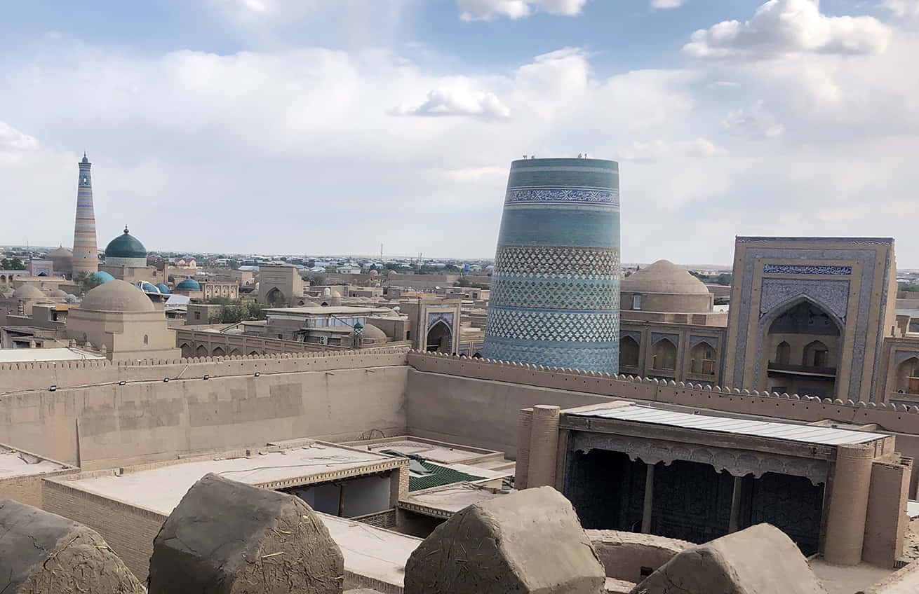 Khiva Computer Sky Cloud Tapet: Wallpaper