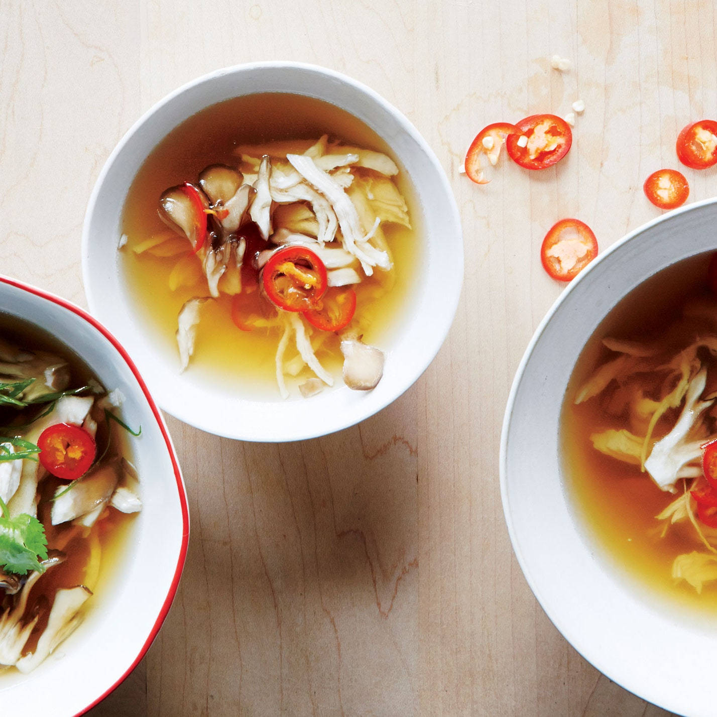 Sopade Pollo Ligera Y Sabrosa Fondo de pantalla