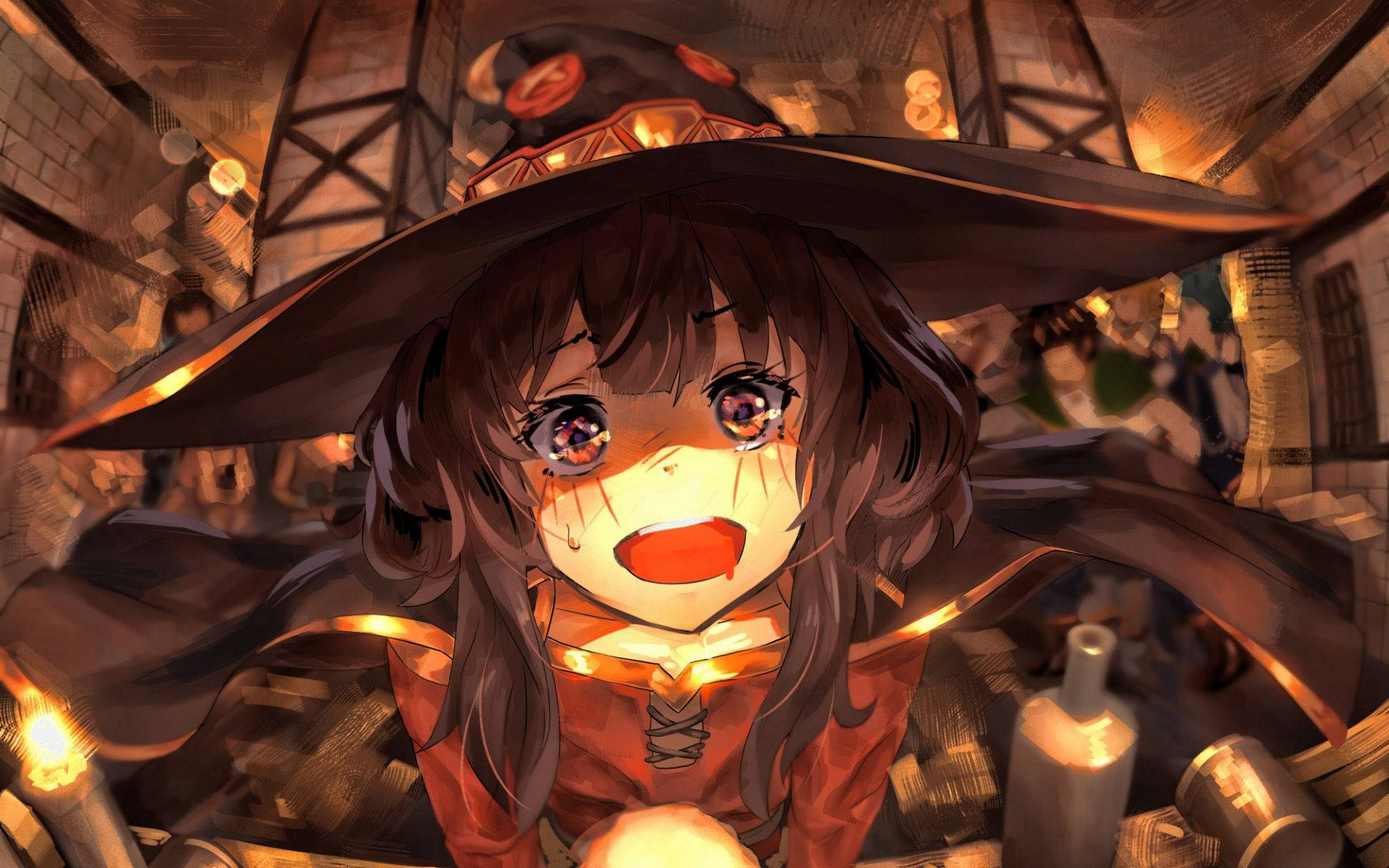 Retratode La Serie Megumin Fondo de pantalla
