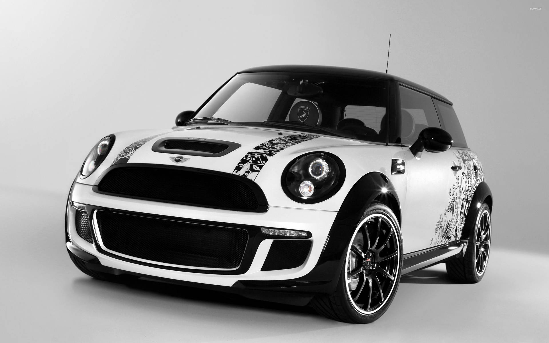 Modelopersonalizado Mini Cooper. Papel de Parede
