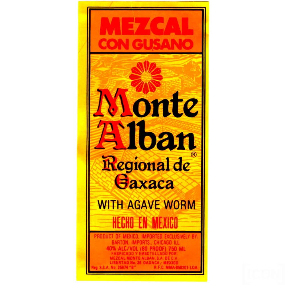 Montealban Mezcal Tequila Vintage-label Wallpaper