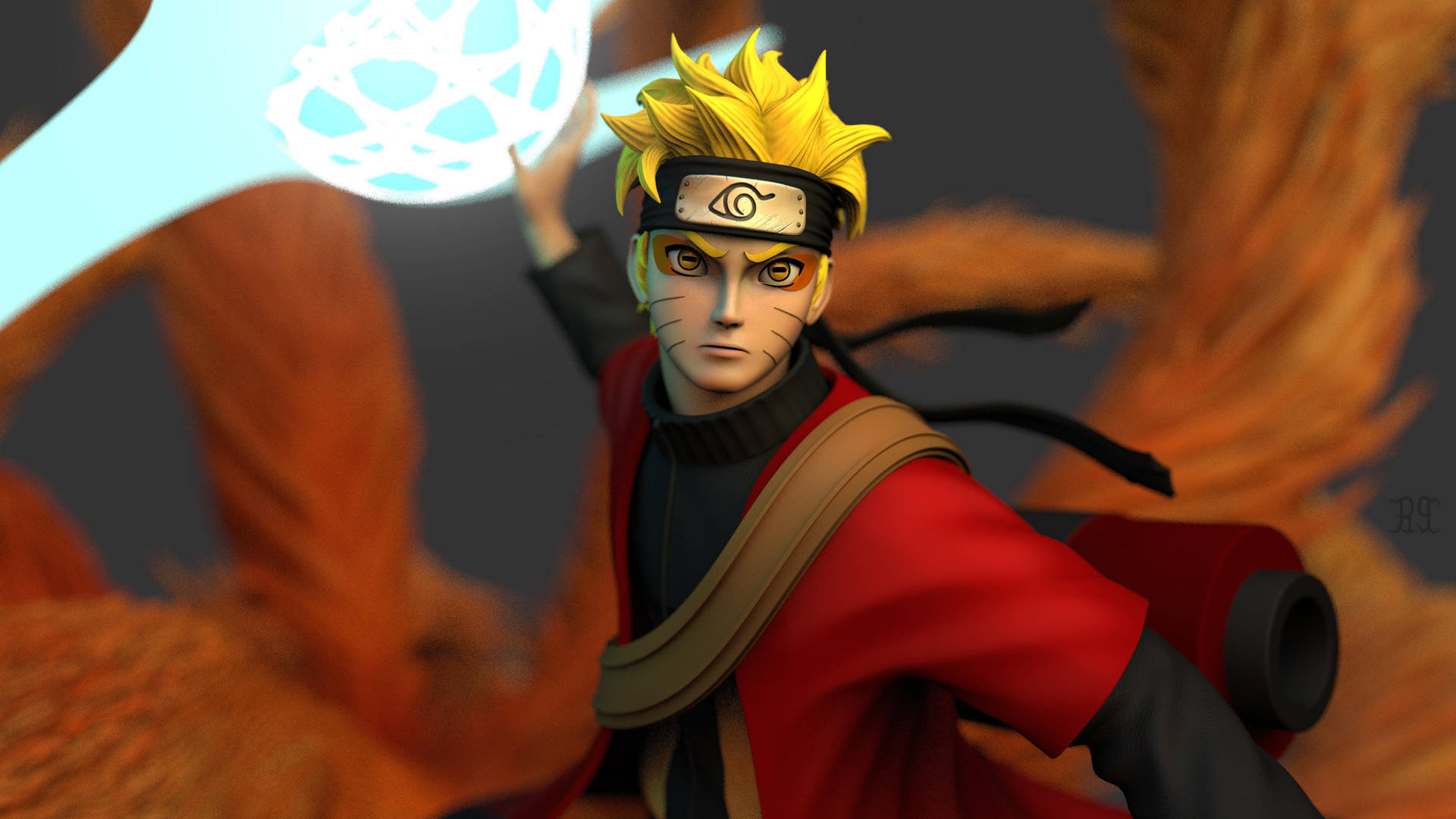 Moving Naruto 3D Rasengan Wallpaper