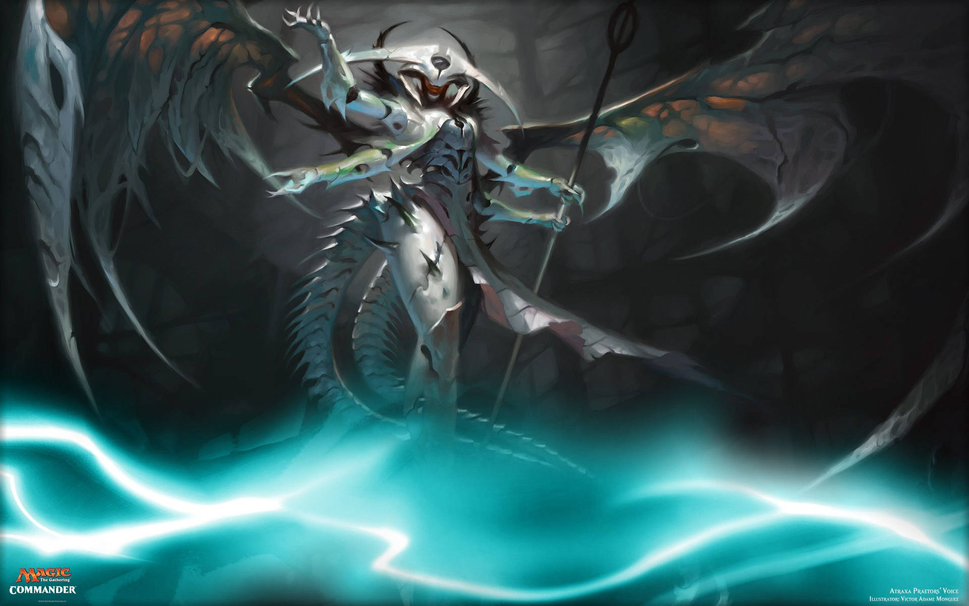 "Explore the vivid worlds and strange creatures in Magic: The Gathering" Wallpaper