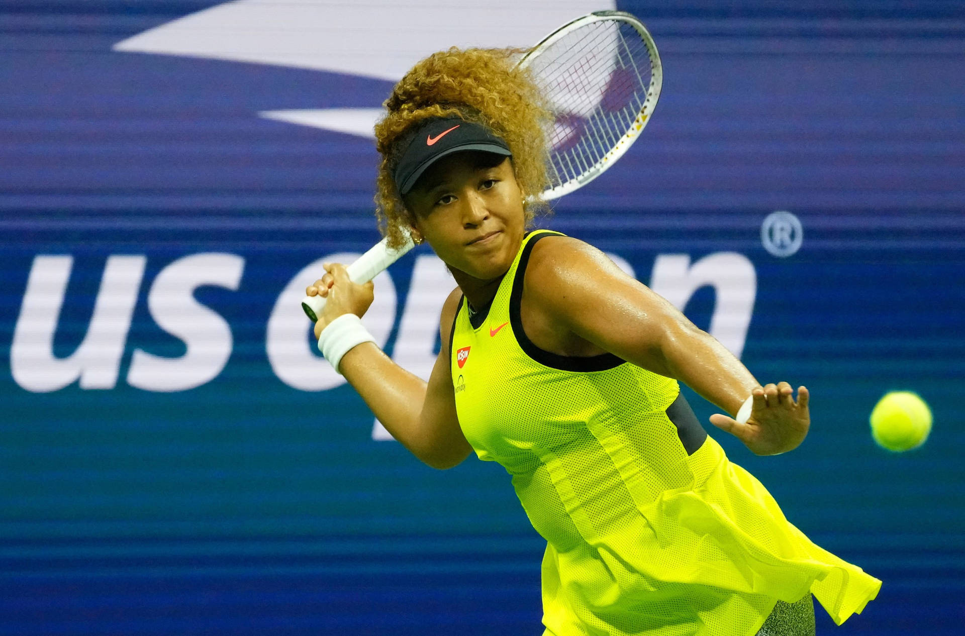 Naomi Osaka In US Open Wallpaper